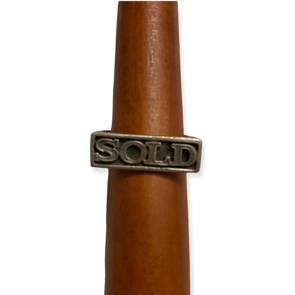 Silver ‘SOLD’ Ring